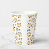 Gobelets En Papier Mod Rainbow Bumblebee Miel Bee Baby shower (Gauche)