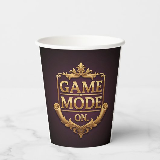 Gobelets En Papier Mode jeu activé (Verso)