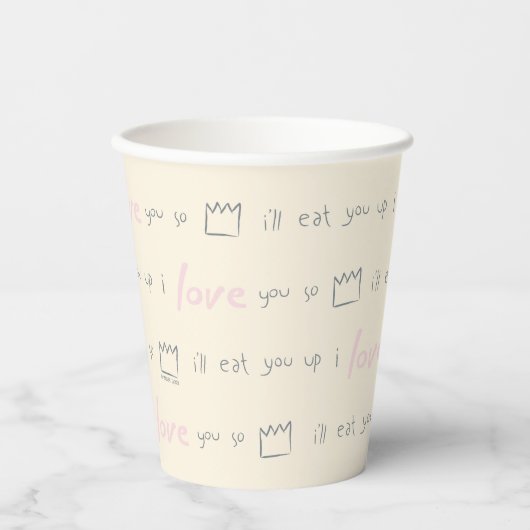 Gobelets En Papier Modèle de citation Where the Wild Things (Recto)