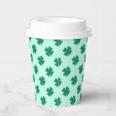 Gobelets En Papier Modèle de feuille de trèfle de la Saint-Patrick (Droite)