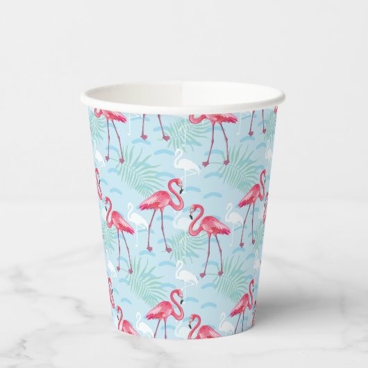 Gobelets En Papier Modèle flamant (Gauche)