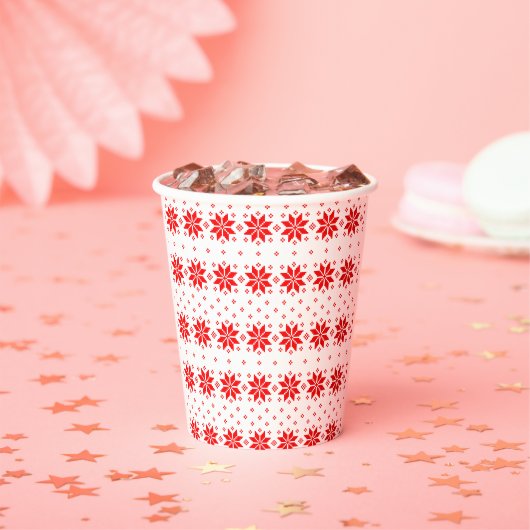 Gobelets En Papier Modèle Joyeux Noël 5 (Insitu)