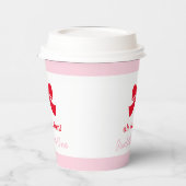 Gobelets En Papier Modern Bow Oh What Fun Girl Birthday (Gauche)