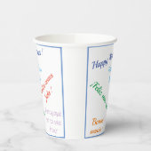 Gobelets En Papier Modern Happy nouvelle année Fête dans différentes  (Gauche)