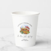 Gobelets En Papier Modern Locally Grown Farmer Baby Shower (Recto)