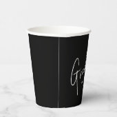 Gobelets En Papier Modern Script Graduate Simple Graduation (Droite)