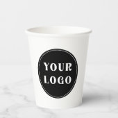 Gobelets En Papier Moderne, élégant, élégant et personnalisable (Recto)