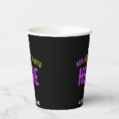 GOBELETS EN PAPIER MODERNE ET MODERNE PERSONNALISABLE NOIR VÉRIFIÉ (Gauche)