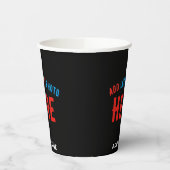 GOBELETS EN PAPIER MODERNE ET MODERNE PERSONNALISABLE NOIR VÉRIFIÉ (Gauche)