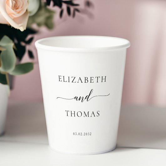 Gobelets En Papier Moderne minimale