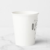 Gobelets En Papier Moderne Nous Faisons Élégant Mariage Personnalisé  (Droite)