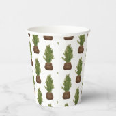 Gobelets En Papier Moderne Russe Aquarelle Noël Arbre de Noël (Droite)