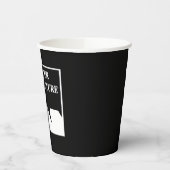 Gobelets En Papier Moderne simple Créez votre propre image Mariage (Gauche)