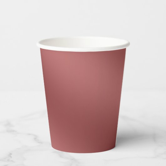 Gobelets En Papier Moderne Simply Solid Red gradient motif (Verso)