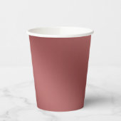 Gobelets En Papier Moderne Simply Solid Red gradient motif (Gauche)