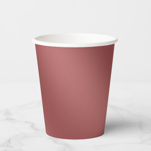 Gobelets En Papier Moderne Simply Solid Red gradient motif (Recto)