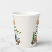 Gobelets En Papier Moderne Un Joyeux Camper Aquarelle 1er anniversair (Droite)