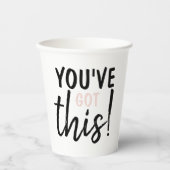 Gobelets En Papier Moderne Vous Avez Goth Cette Inspiration Positive (Recto)