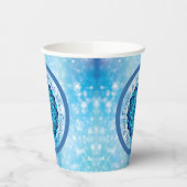 Gobelets En Papier Modifier le texte correspondant Diwali bleu (Gauche)