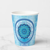 Gobelets En Papier Modifier le texte correspondant Diwali bleu (Recto)