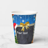 Gobelets En Papier Modifier le texte Joyeuses tasses de papier de Noë (Verso)