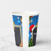 Gobelets En Papier Modifier le texte Joyeuses tasses de papier de Noë (Droite)