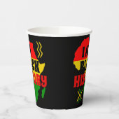 Gobelets En Papier Mois de l'histoire des Noirs, Afro-Américains (Gauche)