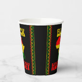 Gobelets En Papier Mois de l'histoire des Noirs, Afro-Américains (Gauche)