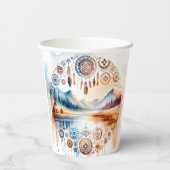 Gobelets En Papier Mois du patrimoine amérindien (Verso)