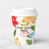 GOBELETS EN PAPIER MOIS DU PATRIMOINE HISPANIQUE NATIONAL (Recto)