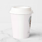 Gobelets En Papier Mom Custom Name & Photo | Paper Cups (Droite)