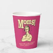 Gobelets En Papier Moms : Comme Les Pères, Seulement Plus Intelligent (Verso)