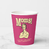 Gobelets En Papier Moms : Comme Les Pères, Seulement Plus Intelligent (Recto)