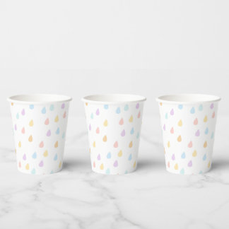 Gobelets En Papier Mon petit arc-en-ciel et nuages Coupes de fête