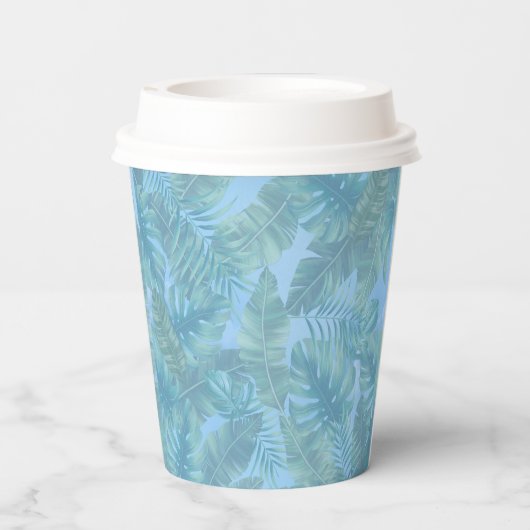 Gobelets En Papier Monde d'Imaginaires lunaires avec une saveur tropi (Verso)