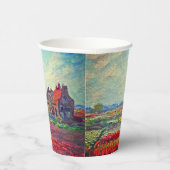 Gobelets En Papier Monet Tulips Windmill (Droite)