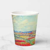 Gobelets En Papier Monet Tulips Windmill (Recto)