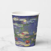 Gobelets En Papier Monet Water Lilies Chef-d'oeuvre Peinture (Recto)