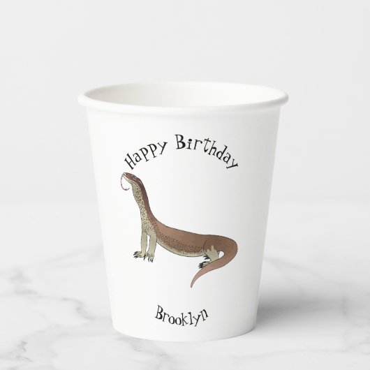 Gobelets En Papier Monitor lizard (Recto)