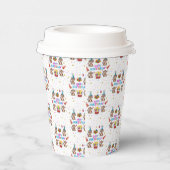 Gobelets En Papier Monkey Cupcake Happy Birthday Paper Cup  (Droite)