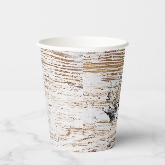 Gobelets En Papier Monograme de Woodland (Droite)