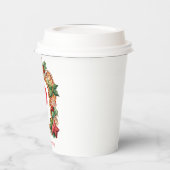 Gobelets En Papier Monogramme de pain d'épices doux (Gauche)