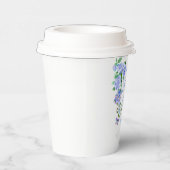 Gobelets En Papier Monogramme ruban rose bleu (Droite)