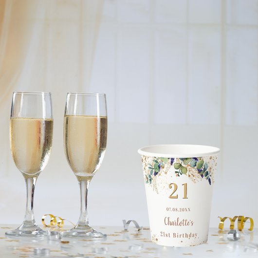 Gobelets En Papier Monographie de la parties scintillant de l'eucalyp