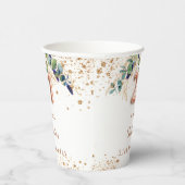 Gobelets En Papier Monographie de la parties scintillant de verdure d (Droite)