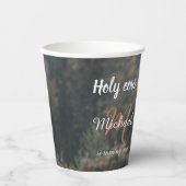 Gobelets En Papier Monographie de veau de vache Highland premier anni (Recto)