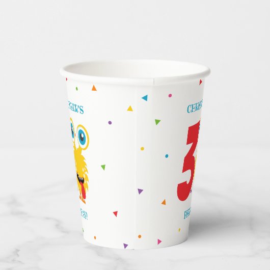 Gobelets En Papier Monster Anniversaire fêté tasse papier (Droite)