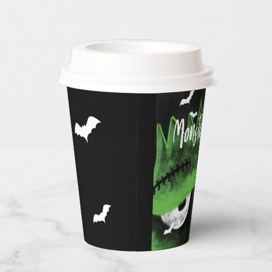 Gobelets En Papier Monster Bash Éffrayant Frankenstein Halloween (Droite)