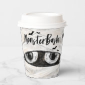 Gobelets En Papier Monster Bash Fun Éffrayante maman fête d'Halloween (Recto)