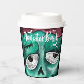 Gobelets En Papier Monster Bash Fun Zombie Vampire Halloween Party (Recto)